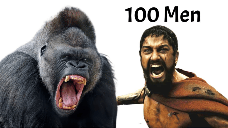 Humans vs Gorilla promotional artwork 3