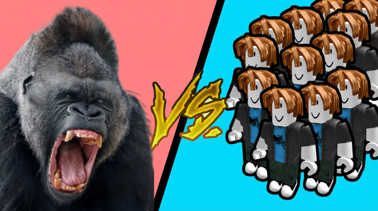 Humans vs Gorilla key art